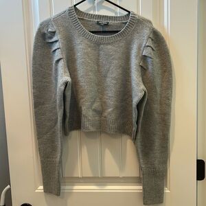 Wild Fable gray crop top sweater